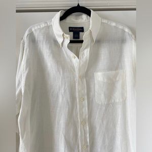 Brooks Brothers Irish Linen Men’s Shirt | Sz M